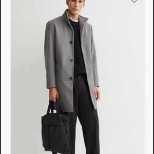 Gray high collar petticoat